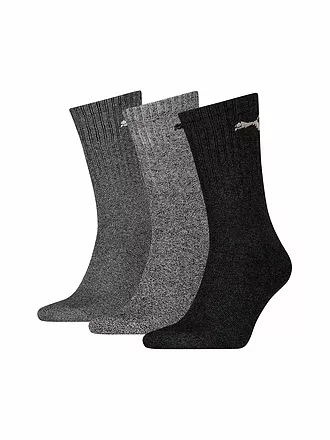 PUMA | Sportsocken 3er Pkg grey melange | 